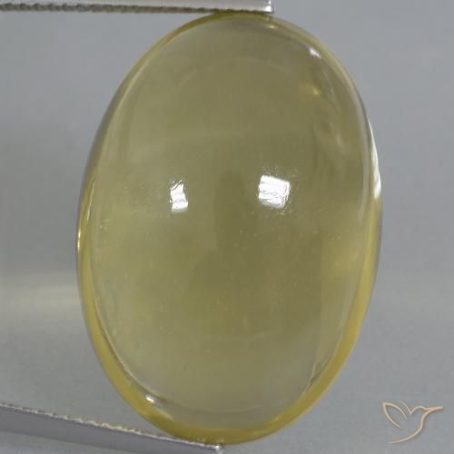 39.77ct 天然 深い黄色 石英, 楕円形, 透明