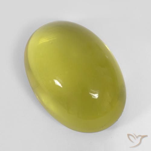 42.25ct 天然 バンブルビーイエロー 石英, 楕円形, 透明