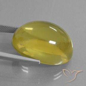 50.56カラットの天然ミディアム薄いイエロー石英、楕円形、透明