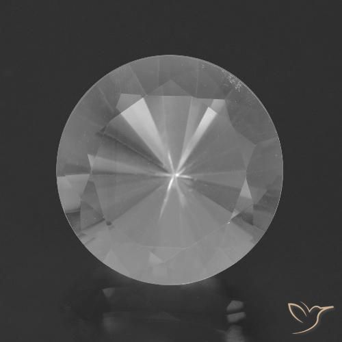 7.05ct 天然 ホワイト 石英, ラウンド, VVS