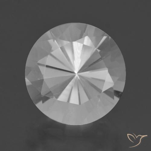 7.29ct 天然 ホワイト 石英, ラウンド, VVS