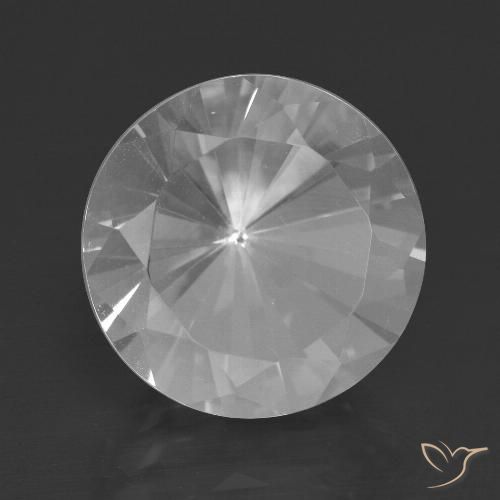 8.90ct 天然 ホワイト 石英, ラウンド, VVS-VS