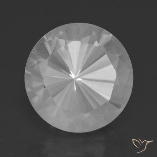 8.79ct 天然 ホワイト 石英, ラウンド, VVS-VS
