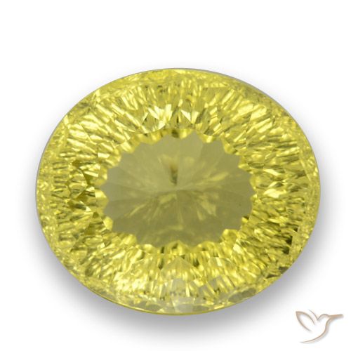 27.80ct 天然 バンブルビーイエロー 石英, 楕円形, VVS