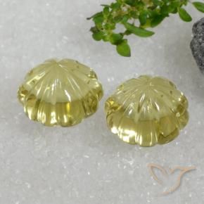 Shop natural 15.30ct ミディアムイエロー 石英 gems, フラワーカット, from ブラジル at GemSelect. In stock, global shipping!