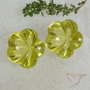 Shop natural 64.06ct レモンイエロー 石英 gems, フラワーカット, from ブラジル at GemSelect. In stock, global shipping!