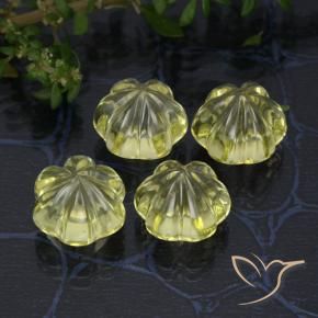 Shop natural 16.85ct 緑ががかったイエロー 石英 gems, フラワーカット, from ブラジル at GemSelect. In stock, global shipping!