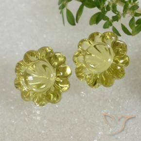 Shop natural 14.53ct ミディアムイエロー 石英 gems, フラワーカット, from ブラジル at GemSelect. In stock, global shipping!