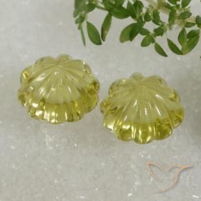 Shop natural 14.53ct ミディアムイエロー 石英 gems, フラワーカット, from ブラジル at GemSelect. In stock, global shipping!