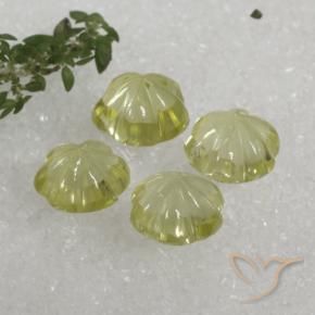 Shop natural 14.29ct 緑ががかったイエロー 石英 gems, フラワーカット, from ブラジル at GemSelect. In stock, global shipping!