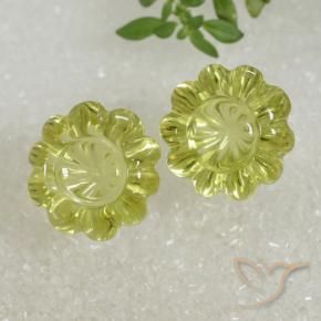 Shop natural 15.60ct ミディアムイエロー 石英 gems, フラワーカット, from ブラジル at GemSelect. In stock, global shipping!