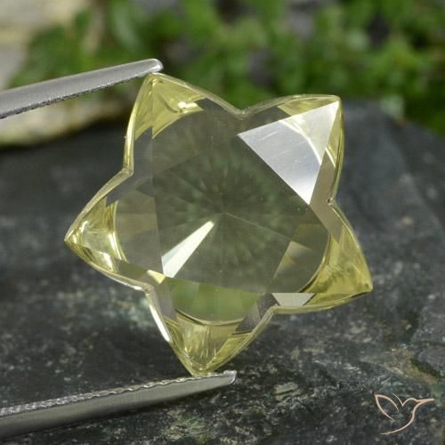 13.81ct 天然 ラグナイエロー 石英, ファンシー, 透明