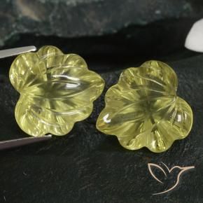 Shop natural 13.78ct ライトイエロー 石英 gems, フラワーカット, from ブラジル at GemSelect. In stock, global shipping!