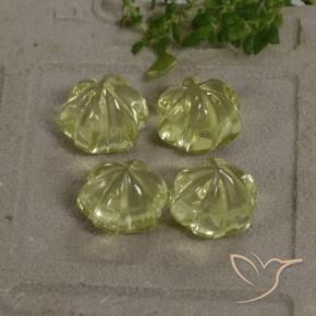 Shop natural 11.71ct 緑ががかったイエロー 石英 gems, フラワーカット, from ブラジル at GemSelect. In stock, global shipping!