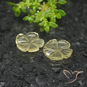 Shop natural 3.50ct 薄いクリームイエロー 石英 gems, フラワーカット, from ブラジル at GemSelect. In stock, global shipping!