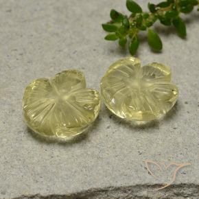 Shop natural 7.61ct ミディアムイエロー 石英 gems, フラワーカット, from ブラジル at GemSelect. In stock, global shipping!