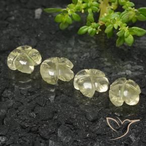 Shop natural 5.12ct 薄いクリームイエロー 石英 gems, フラワーカット, from ブラジル at GemSelect. In stock, global shipping!