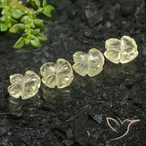 Shop natural 4.19ct 薄いクリームイエロー 石英 gems, フラワーカット, from ブラジル at GemSelect. In stock, global shipping!