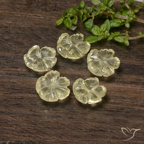 2024激安通販 ミディアムイエロー 2.00ct natural Shop 石英 フラワー gems, ダイヤモンド
