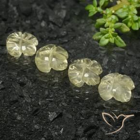 Shop natural 5.24ct ミディアム薄いイエロー 石英 gems, フラワーカット, from ブラジル at GemSelect. In stock, global shipping!