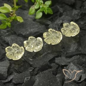 Shop natural 4.37ct ミディアムイエロー 石英 gems, フラワーカット, from ブラジル at GemSelect. In stock, global shipping!