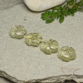 Shop natural 9.06ct 薄いクリームイエロー 石英 gems, フラワーカット, from ブラジル at GemSelect. In stock, global shipping!