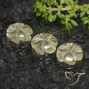 Shop natural 5.76ct 薄いイエロー 石英 gems, フラワーカット, from ブラジル at GemSelect. In stock, global shipping!