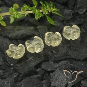 Shop natural 3.36ct 薄いイエロー 石英 gems, フラワーカット, from ブラジル at GemSelect. In stock, global shipping!