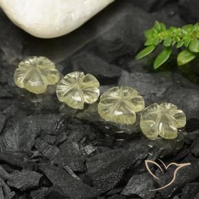 Shop natural 5.12ct ライトイエロー 石英 gems, フラワーカット, from ブラジル at GemSelect. In stock, global shipping!