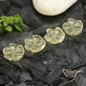Shop natural 7.35ct ライトイエロー 石英 gems, フラワーカット, from ブラジル at GemSelect. In stock, global shipping!