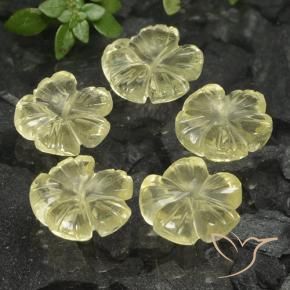 Shop natural 8.38ct ライトイエロー 石英 gems, フラワーカット, from ブラジル at GemSelect. In stock, global shipping!
