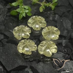 Shop natural 8.38ct ライトイエロー 石英 gems, フラワーカット, from ブラジル at GemSelect. In stock, global shipping!