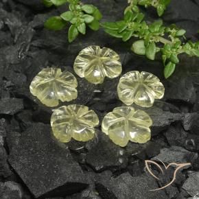 Shop natural 6.89ct ライトイエロー 石英 gems, フラワーカット, from ブラジル at GemSelect. In stock, global shipping!
