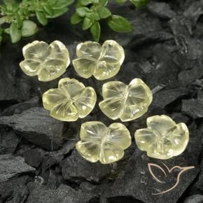 Shop natural 7.83ct ミディアムイエロー 石英 gems, フラワーカット, from ブラジル at GemSelect. In stock, global shipping!