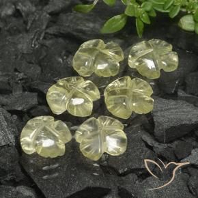 Shop natural 7.83ct ミディアムイエロー 石英 gems, フラワーカット, from ブラジル at GemSelect. In stock, global shipping!