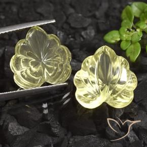 Shop natural 14.91ct ライトイエロー 石英 gems, フラワーカット, from ブラジル at GemSelect. In stock, global shipping!
