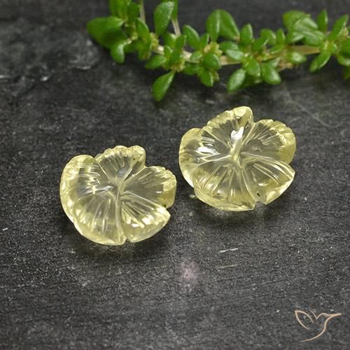 Shop natural 4.28ct 薄いイエロー 石英 gems, フラワーカット, from ブラジル at GemSelect. In stock, global shipping!