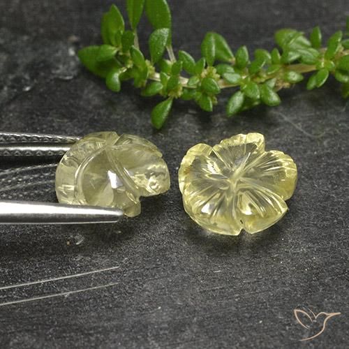 Shop natural 4.28ct 薄いイエロー 石英 gems, フラワーカット, from ブラジル at GemSelect. In stock, global shipping!