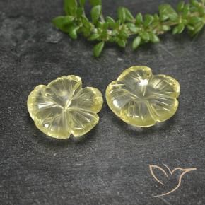Shop natural 5.52ct 薄いイエロー 石英 gems, フラワーカット, from ブラジル at GemSelect. In stock, global shipping!