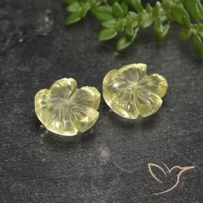 Shop natural 3.99ct 薄いイエロー 石英 gems, フラワーカット, from ブラジル at GemSelect. In stock, global shipping!