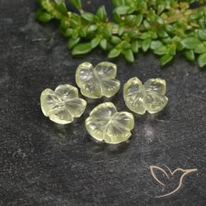 Shop natural 3.60ct ライトイエロー 石英 gems, フラワーカット, from ブラジル at GemSelect. In stock, global shipping!