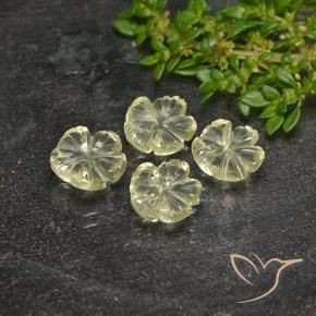 Shop natural 5.18ct ライトイエロー 石英 gems, フラワーカット, from ブラジル at GemSelect. In stock, global shipping!