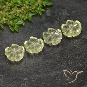 Shop natural 7.80ct ライトイエロー 石英 gems, フラワーカット, from ブラジル at GemSelect. In stock, global shipping!