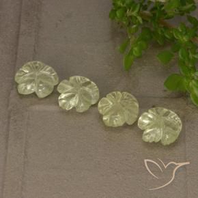 Shop natural 4.14ct ライトグリーンがかったイエロー 石英 gems, フラワーカット, from ブラジル at GemSelect. In stock, global shipping!