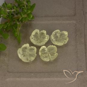 Shop natural 4.99ct ライトイエロー 石英 gems, フラワーカット, from ブラジル at GemSelect. In stock, global shipping!
