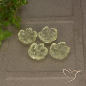 Shop natural 5.04ct ライトグリーンがかったイエロー 石英 gems, フラワーカット, from ブラジル at GemSelect. In stock, global shipping!