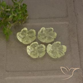 Shop natural 5.10ct ライトイエロー 石英 gems, フラワーカット, from ブラジル at GemSelect. In stock, global shipping!