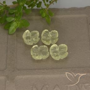 Shop natural 3.11ct ライトグリーンがかったイエロー 石英 gems, フラワーカット, from ブラジル at GemSelect. In stock, global shipping!