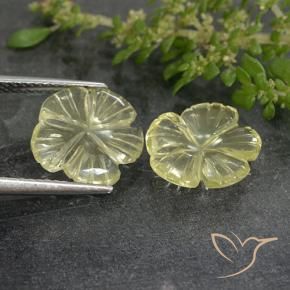 Shop natural 4.80ct ライトイエロー 石英 gems, フラワーカット, from ブラジル at GemSelect. In stock, global shipping!