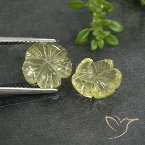 Shop natural 5.20ct ライトイエロー 石英 gems, フラワーカット, from ブラジル at GemSelect. In stock, global shipping!
